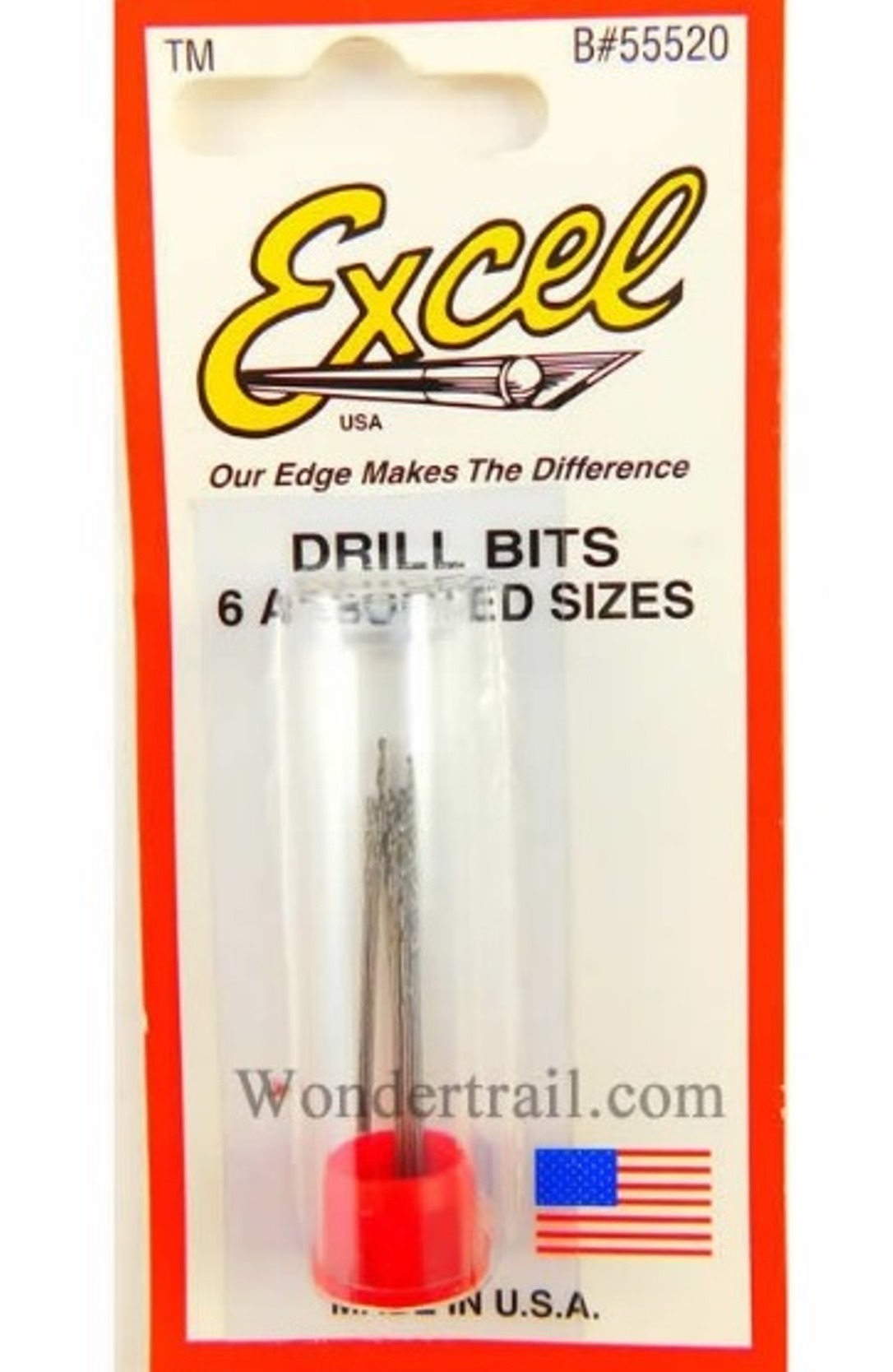Drill Bits 6 Assorted Sizes, Excel 55520 Wheels and Wings Hobbies