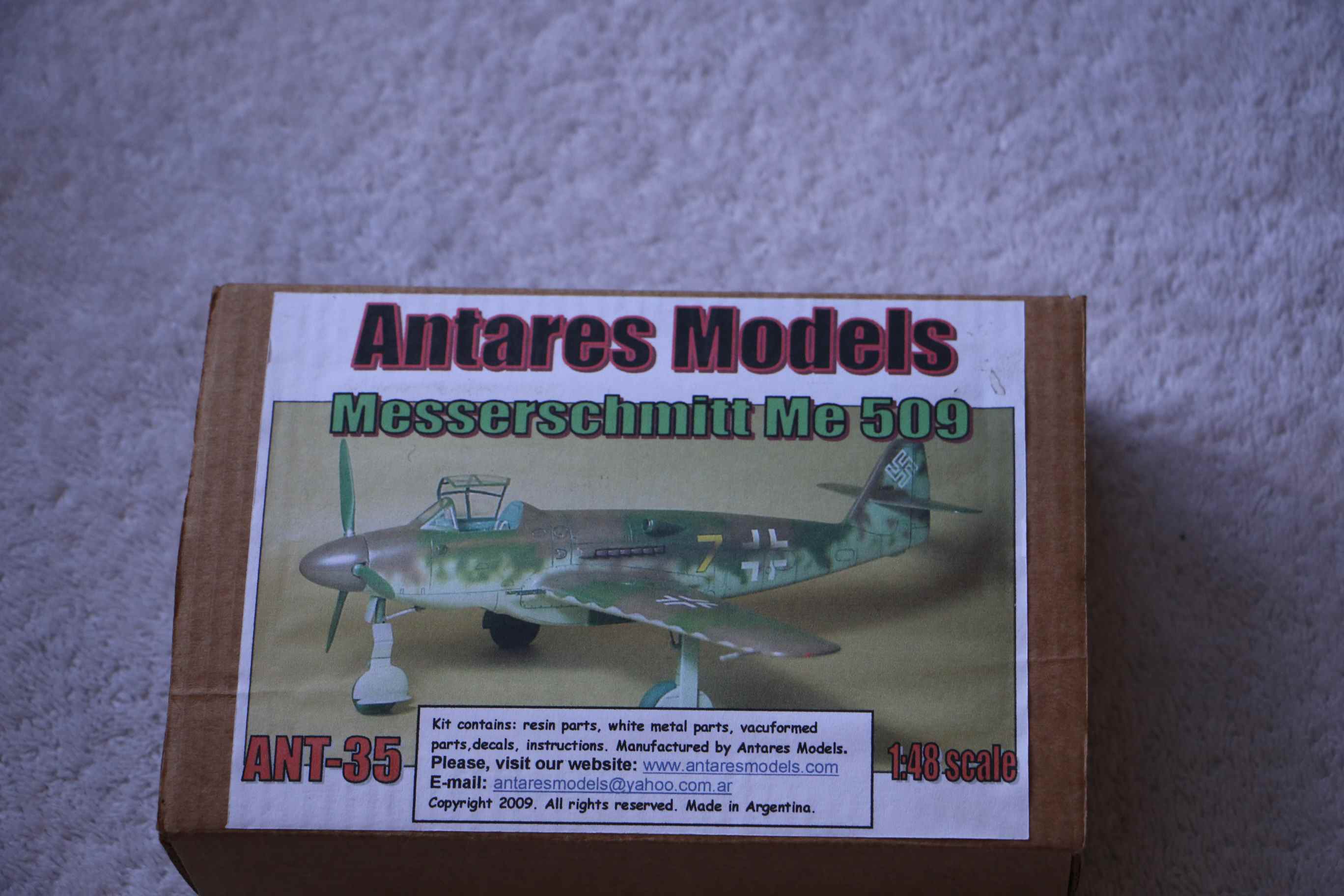 Messerschmitt Me 509 Antares Models Ant45 1 48 Scale Wheels And Wings Hobbies Estore