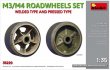 MIA35220 - Miniart 1/35 M3/M4 Roadwheels Set - Welded Type and Pressed Type