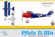 EDU8415 - Eduard Models 1/48 Pfalz D.IIIa Ltn. Von Buttlar, Jasta 18 [Weekend Edition]