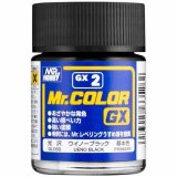 MRHGX2 - Mr. Hobby GX Ueno Black - 18mL Bottle - Glossy