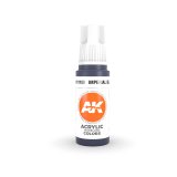 AKI11180 - AK Interactive Imperial Blue - 17mL Bottle - Acrylic / Water Based - Flat