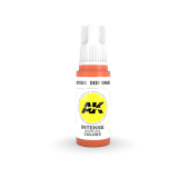 AKI11080 - AK Interactive Deep Orange - 17mL Bottle - Acrylic / Water Based - Flat