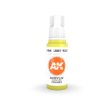 AKI11048 - AK Interactive Laser Yellow - 17mL Bottle - Acrylic / Water Based - Flat