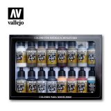 VLJ71194 - Vallejo Type - Effects Set: Weathering Colors (16 pieces) - Acrylic / Water Based - Flat