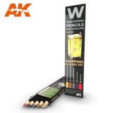 AKIAK10042 - AK Interactive Pencil set: Chipping & Aging
