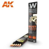AKIAK10041 - AK Interactive Pencil set: Rust & Streaking effects