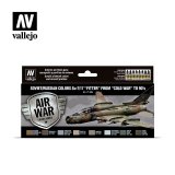 VLJ71604 - Vallejo Type - Air War Sets: Soviet/Russian colors Su-7/17 "Fitter" from "Cold War" to 90's (8 pieces) - Acrylic / Water Based - Flat