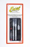 EXC44090 - Excel Professional Wook Carving Set ( Includes K1, K2 and K7 with 13 Assorted Blades )