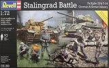 REV03189 - Revell 1/72 Stalingrad Battle Pz.Kpfw.III & T-34 - German and Soviet Infantry