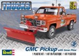 REV85-7222 - Revell 1/24 GMC Pickup with Snow Plow - Trucks Series