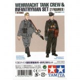 TAM89621 - Tamiya 1/35 Wehrmacht Tank Crew & Inf. Set (2)