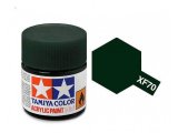 TAMXF70 - Tamiya Flat IJN Dk Green 2 Acrylic - 10mL Bottle - Acrylic - Flat - Shipping only in continental U.S. and Canada