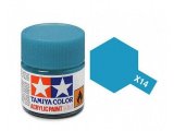 TAMX14 - Tamiya Gloss Sky Blue Acrylic - 10mL Bottle - Acrylic - Glossy - Shipping only in continental U.S. and Canada