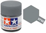 TAMXF66 - Tamiya Flat Light Gray Acrylic - 10mL Bottle - Acrylic - Flat - Shipping only in continental U.S. and Canada