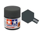 TAMXF63 - Tamiya Flat German Gray Acrylic - 10mL Bottle - Acrylic - Flat - Shipping only in continental U.S. and Canada