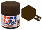 TAMXF10 - Tamiya Flat Brown Acrylic - 10mL Bottle - Acrylic - Flat - Shipping only in continental U.S. and Canada
