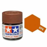 TAMXF6 - Tamiya Flat Copper Acrylic - 10mL Bottle - Acrylic - Flat - Shipping only in continental U.S. and Canada
