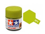 TAMXF4 - Tamiya Flat Yellow Green Acrylic - 10mL Bottle - Acrylic - Flat - Shipping only in continental U.S. and Canada