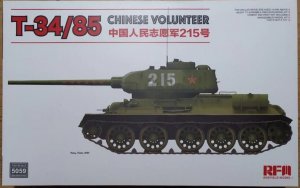 RYE5059 - Rye Field Model 1/35 T-34/85 Chinese Volunteer