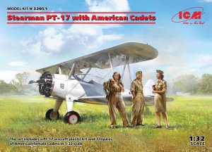 ICM32051 - ICM 1/32 Stearman PT-17 with American Cadets