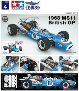 TAM13001 - Tamiya 1/12 1968 MS11 British GP