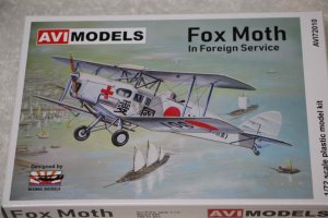 AVM72010 - Avi Models 1/72 Fox Moth in foreign service