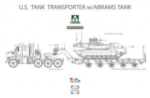 TKM5002X - Takom 1/72 M1070 W/ABRAMS