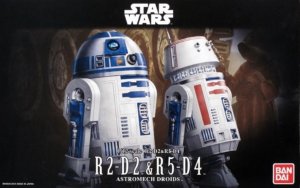 BAN0195963 - Bandai 1/12 Star Wars: R2-D2 & R5-D4 - Astromech Droids