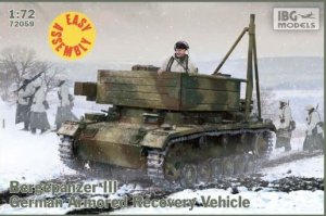 IBG72059 - IBG 1/72 BERGEPANZER III RECOVERY VEHICLE (EASY ASSEMBLY)
