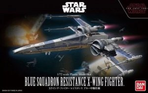 BAN0223296 - Bandai 1/72 Star Wars: Blue Squadron Resistance X-Wing Fighter - The Last Jedi