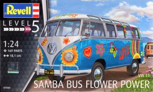 REV07050 - Revell 1/24 VW Samba Bus Flower Power