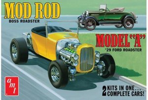 AMT1002 - AMT 1/25 1929 MODEL A "MOD ROD" (2 KITS/BOX)