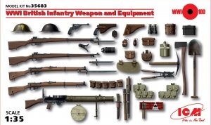 ICM35683 - ICM 1/35 WW I British Infantry Weapon and Equipment
