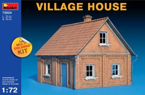 MIA72024 - Miniart 1/72 Village House - Multi-Colored Kit