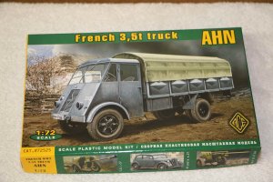 ACE72525 - ACE 1/72 French 3.5 Tonne Truck AHN