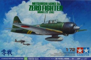 TAM60785 - Tamiya 1/72 MITSUBISHI A6M3/3A ZERO MODEL 22
