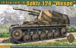 ACE72295 - ACE 1/72 SdKfz.124 "Wespe" 10.5cm LeFH-18