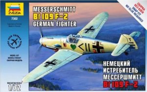 ZVE7302 - Zvezda 1/72 German Fighter Messerschmitt Bf 109 F-2 [SNAP FIT KIT]