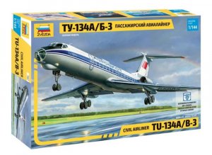 ZVE7007 - Zvezda 1/144 Civil Airliner TU-134A/B-3
