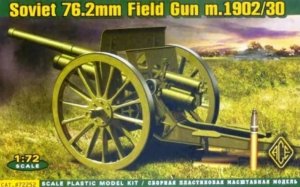 ACE72252 - ACE 1/72 Soviet 76.2mm Field Gun M.1902/30