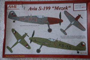 AML72044 - AML Models 1/72 Avia S-199 Mezek