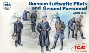 ICM48082 - ICM 1/48 German Luftwaffe Pilots and Ground Personnel (1939-1945)