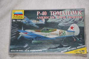 ZVE7201 - Zvezda 1/72 P-40 Tomahawk